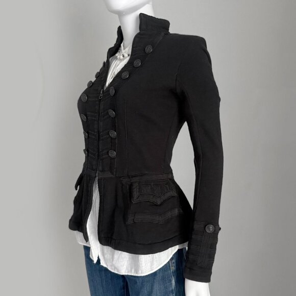 Denim & Supply Ralph Lauren black gothic military jacket - Picture 6 of 8